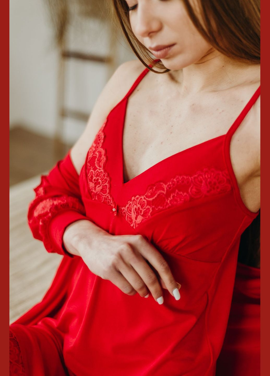 Сорочка нічна жіноча Lingerie (максі) Serenade (335055841)