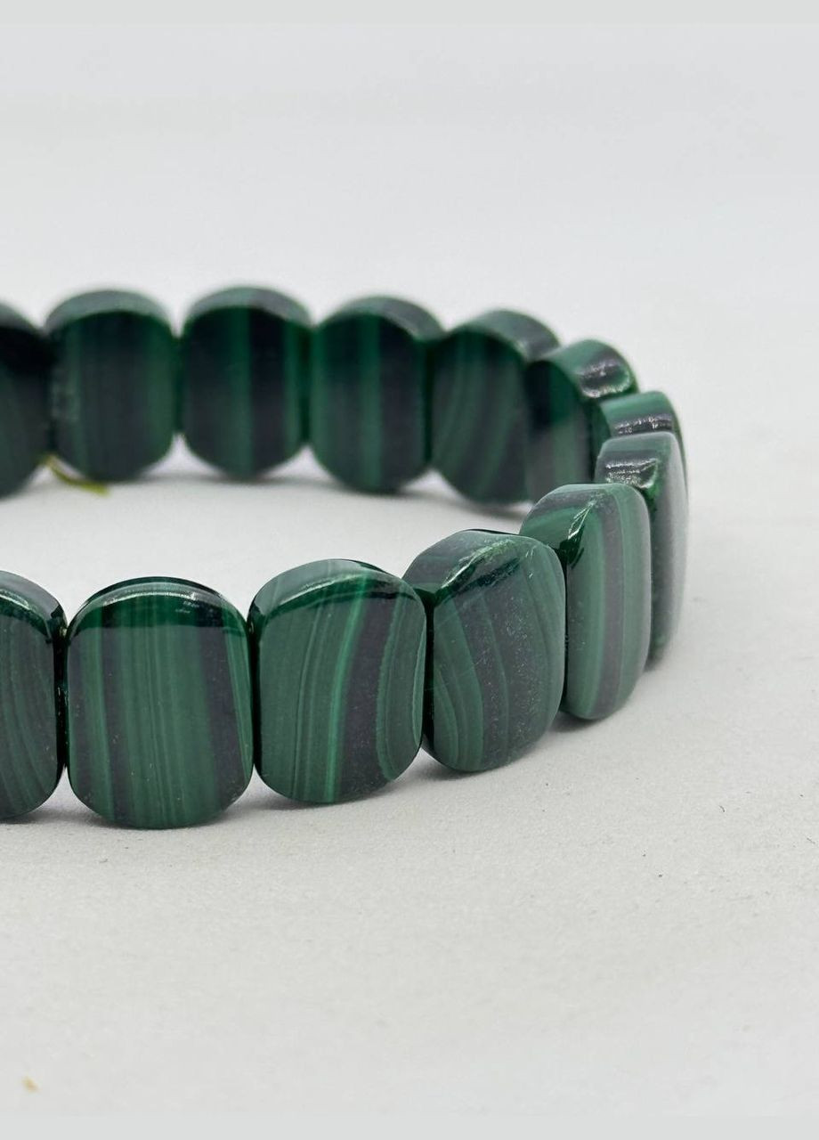 Браслет малахіт 17 см Зелений No Brand (331610912)
