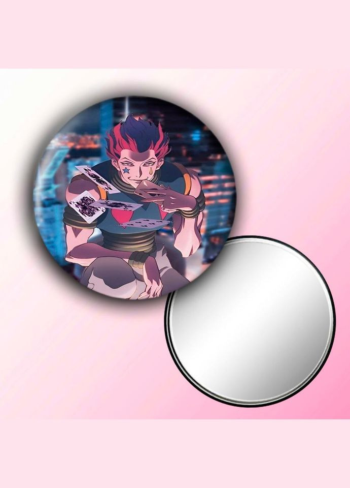 Зеркальце косметическое карманное Аниме Хантер х Хантер #0016 с рисунком круглый 56 мм No Brand (309153688)