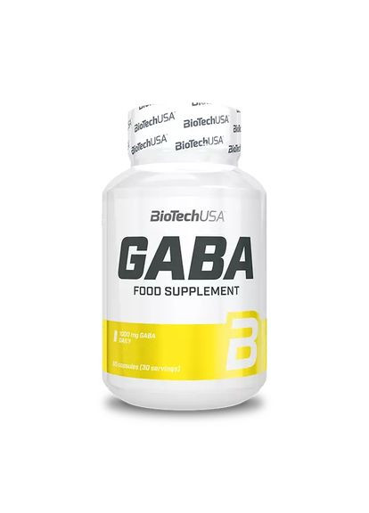 Амінокислота GABA, 60 капсул Biotech (322293824)