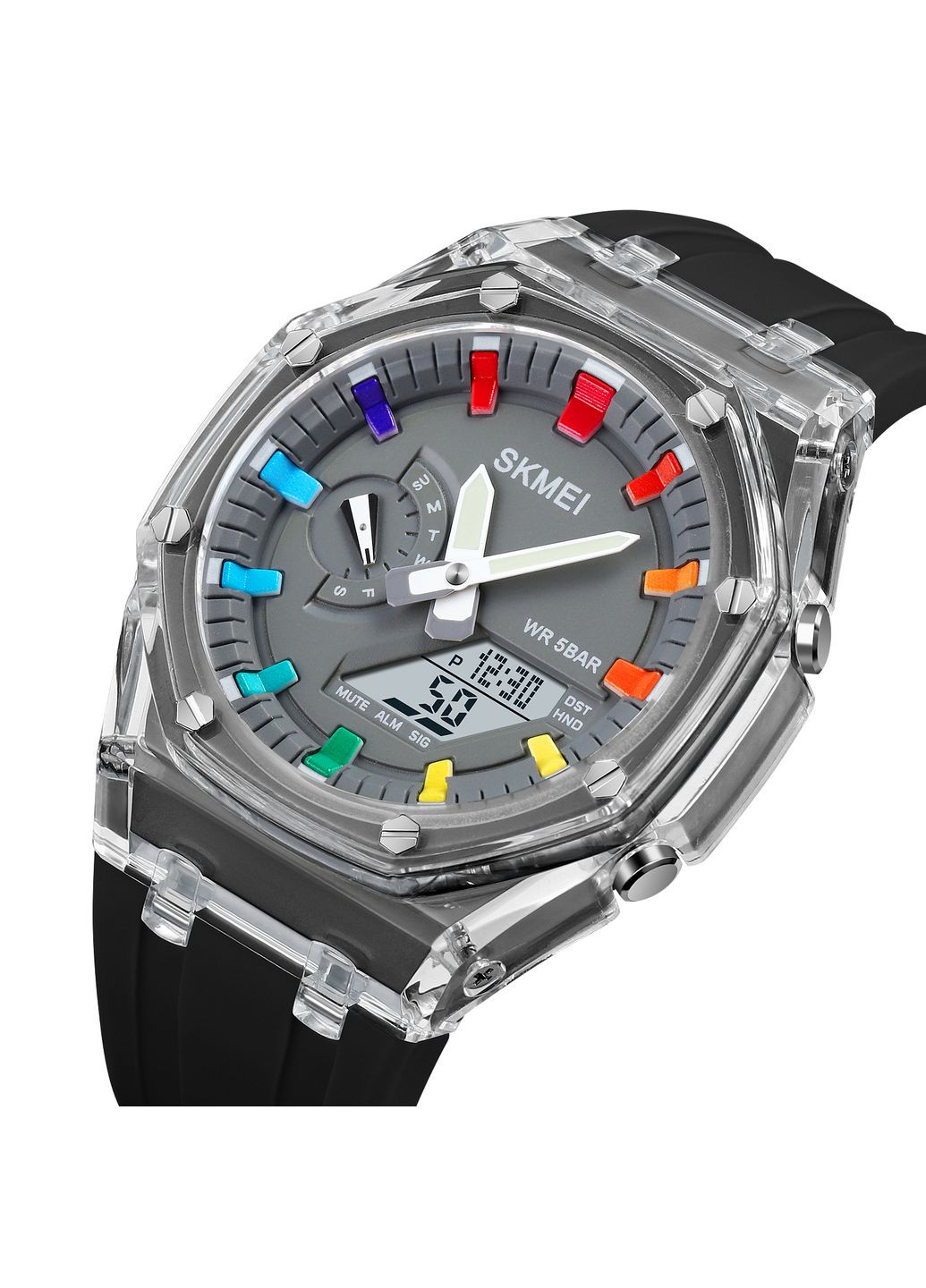 2100BKGY Black-Grey SALE кварцевый классический Skmei (324089447)
