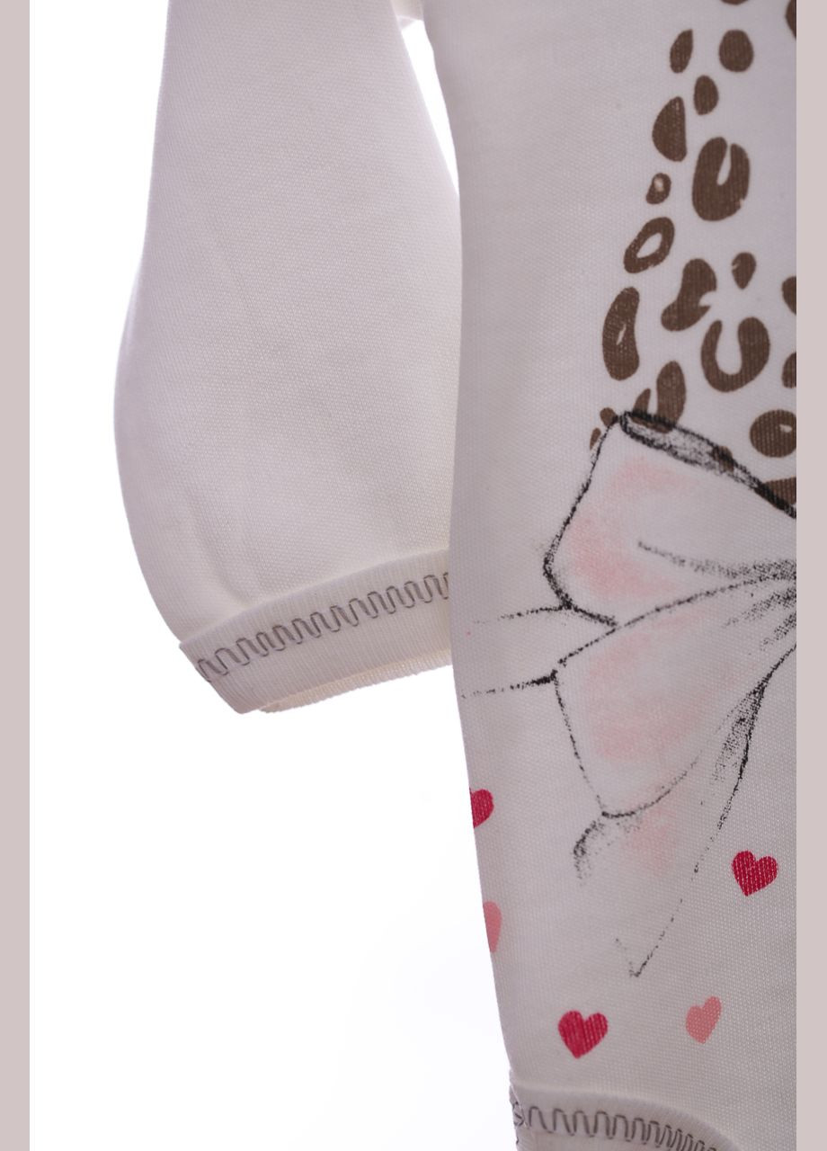 Боди с длинным рукавом для девочки с Котиком хлопок MiniPapi 74 см (37518) BABYKROHA (297197774)