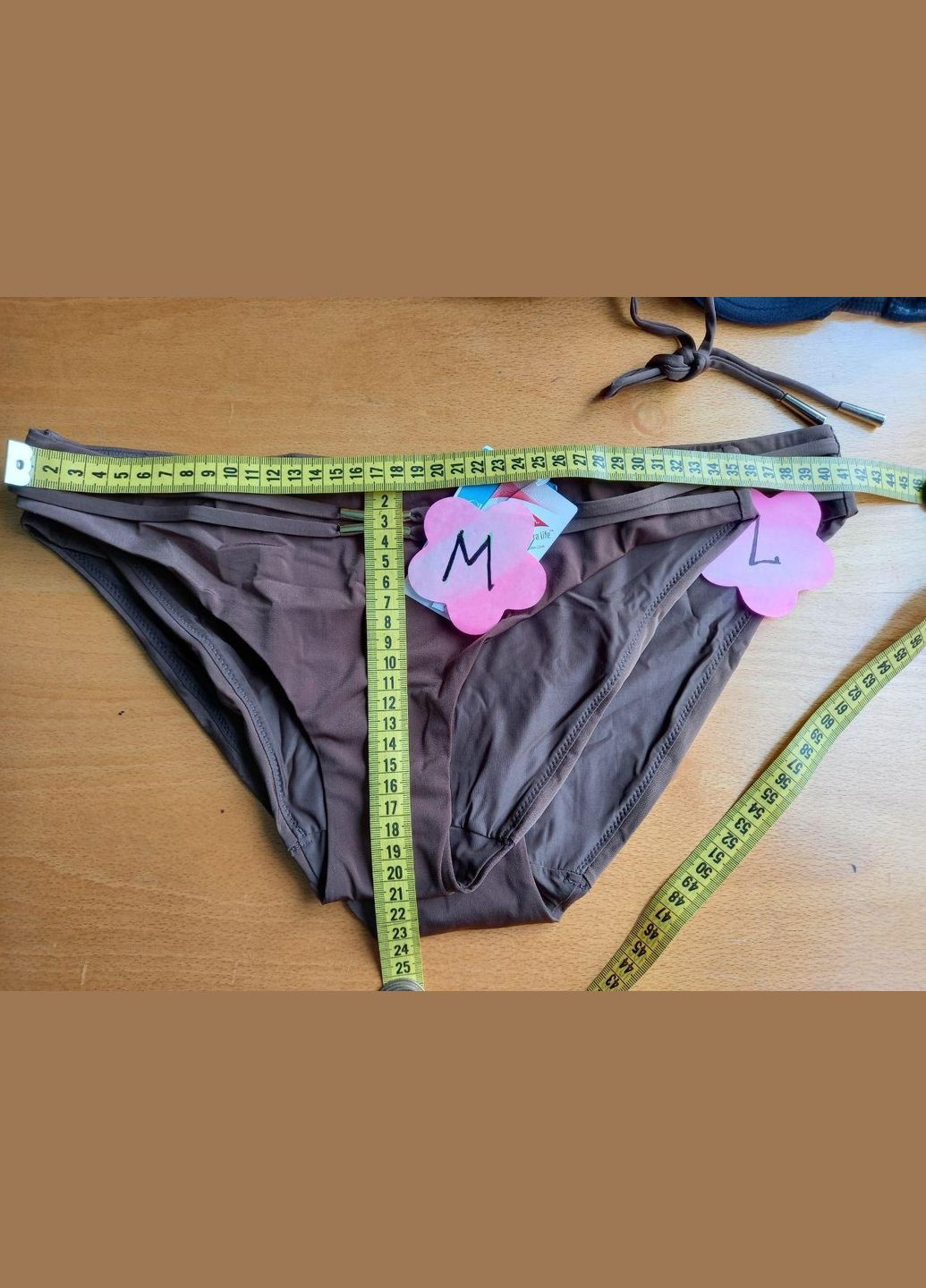 Коричневый летний модный женский купальник шоколадного цвета 6605 q7 бандо Chantelle