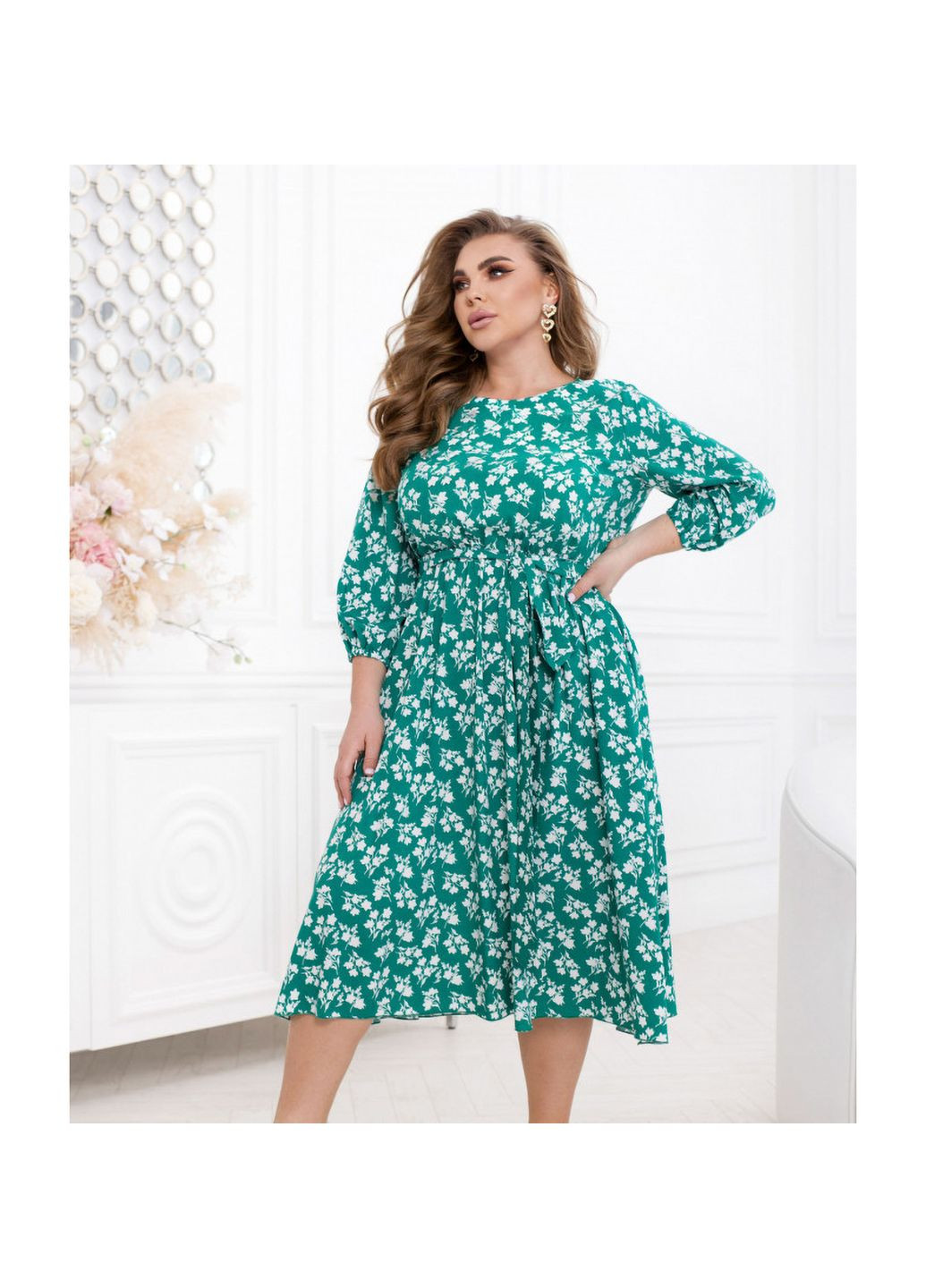 Зеленое платье Liton