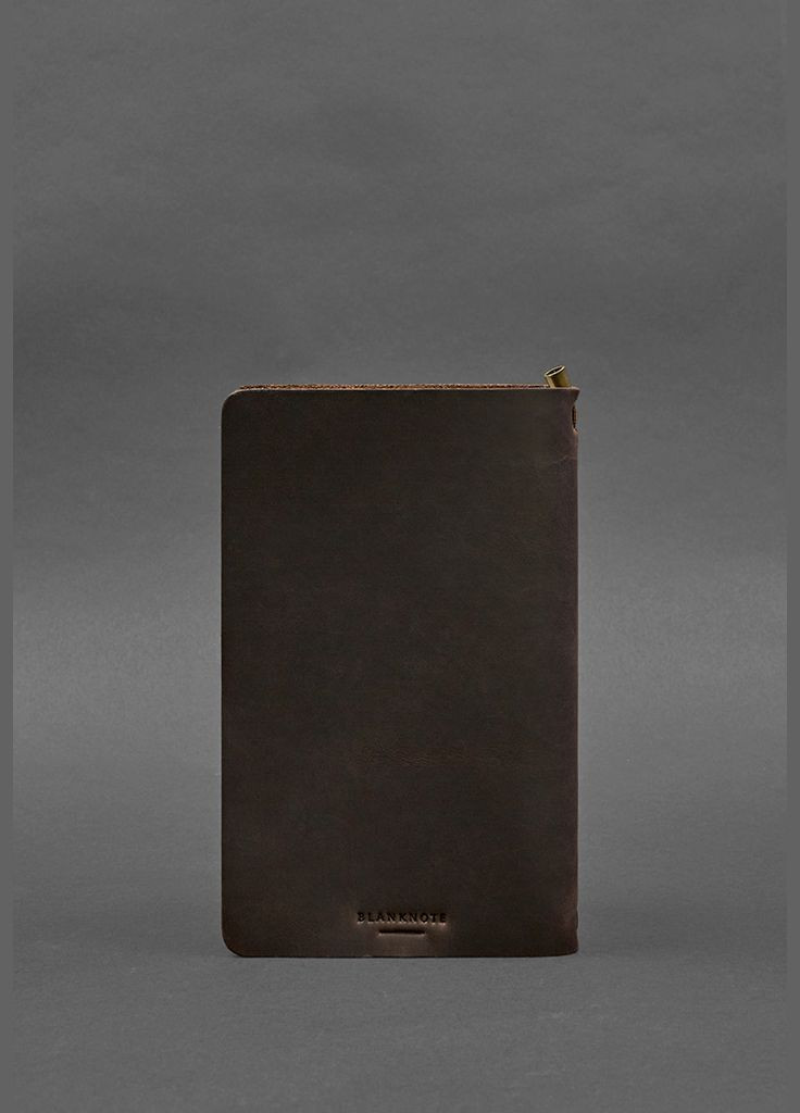 Кожаный блокнот (софт-бук) 8.0 на резинке тёмно-коричневый Crazy Horse (A-028074) BlankNote (328961653)