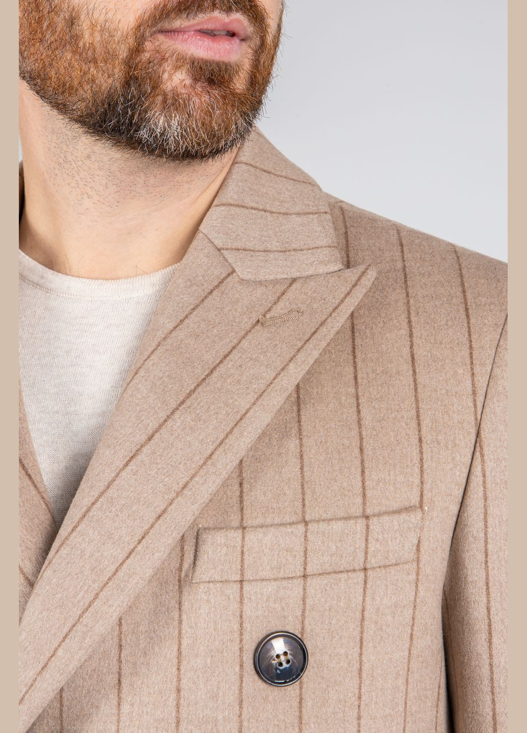 Бежеве зимнє Пальто двобортне NAVI