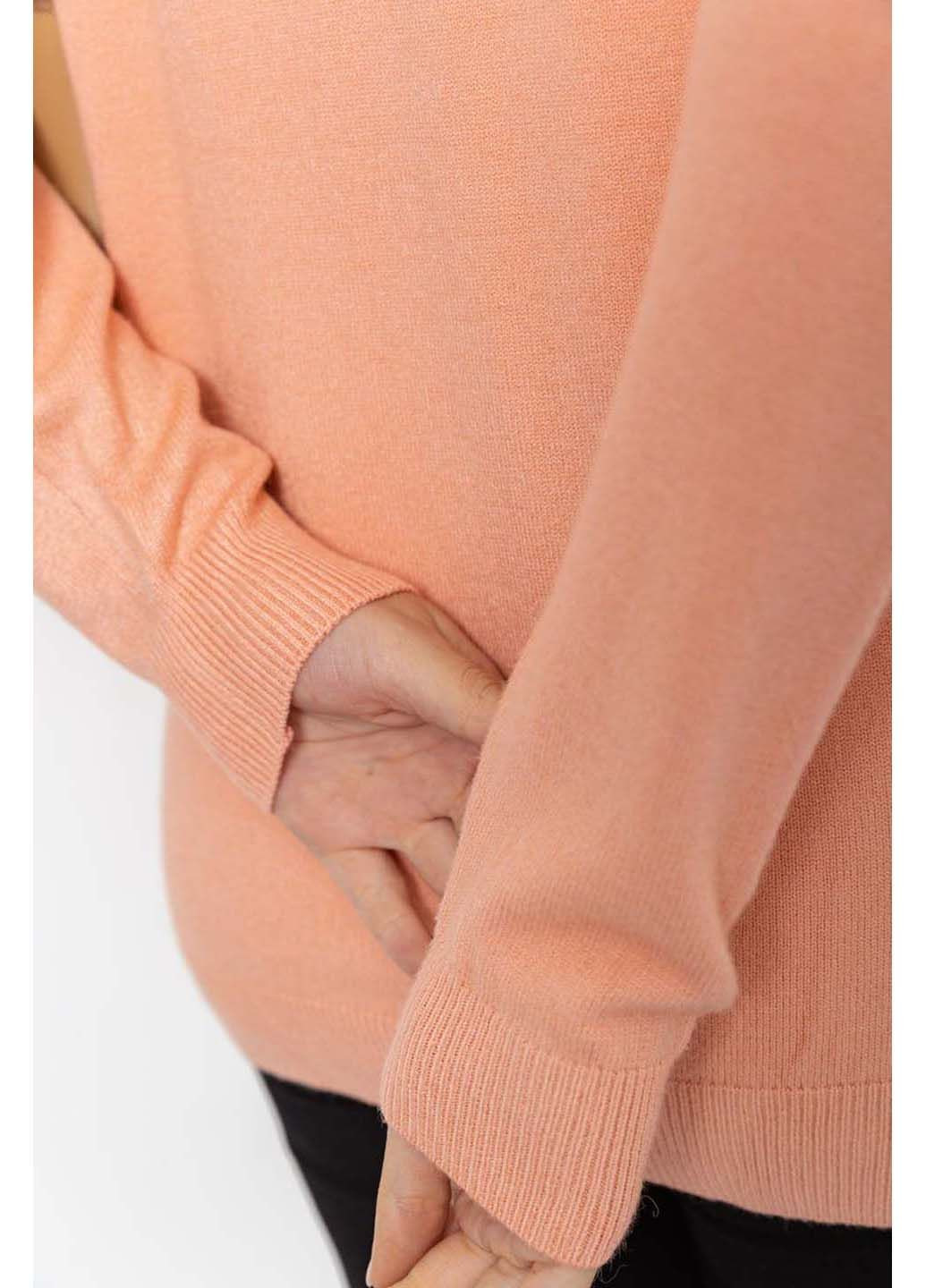 Персиковий демісезонний светр Ager