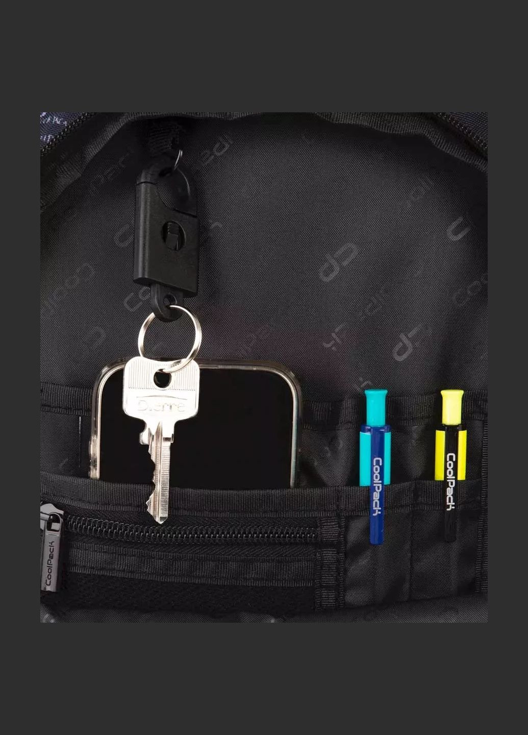 Рюкзак для хлопчика Drafter 3 Ashh F010918 чорний CoolPack (335414120)