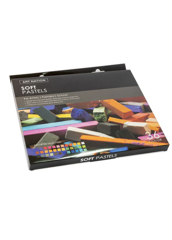Художня пастель Art Nation Soft pastel суха, м`яка, 36 кольорів Art Rangers (322650420)
