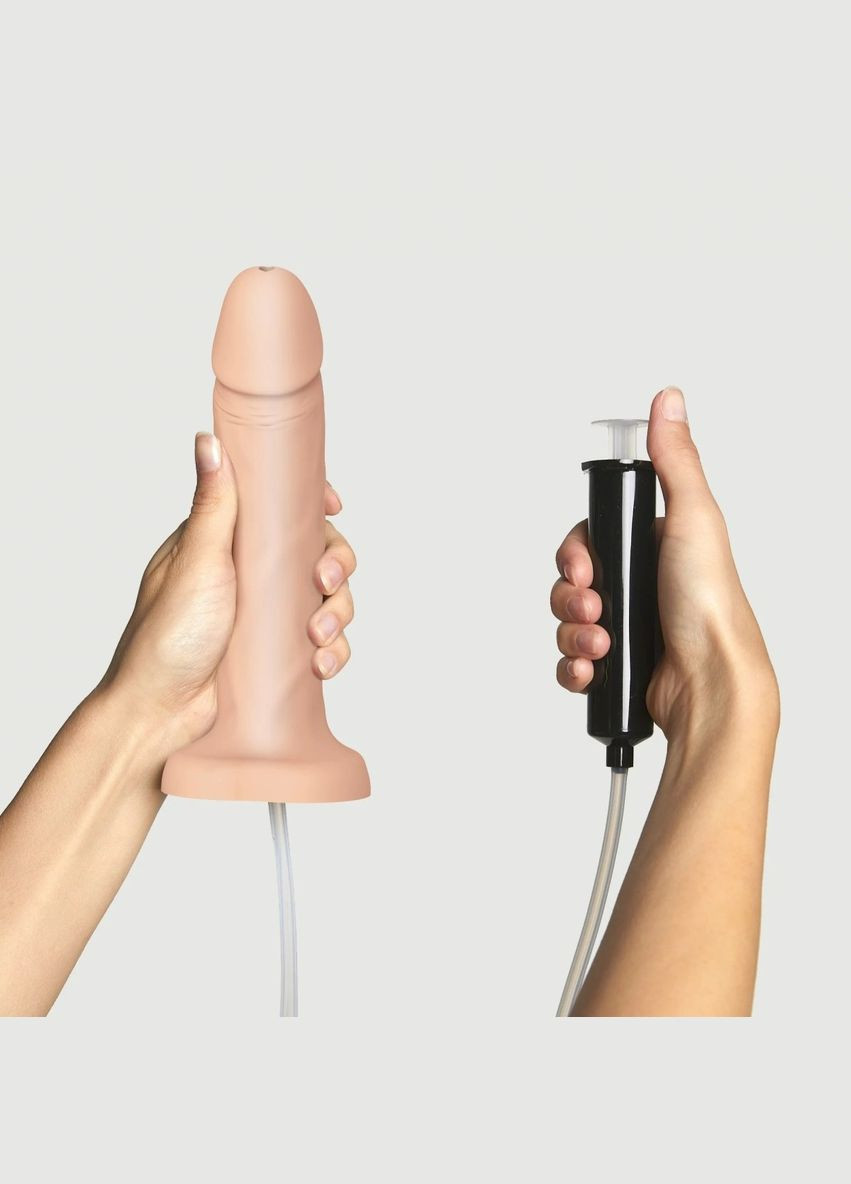 Фалоімітатор з ефектом сім'явипорскування, реалістичний, тілесний, XL Strap-On-Me (306441870)
