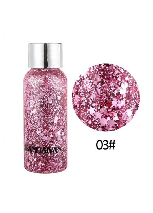 Рідкий глітер для обличчя та тіла Glitter Body Gel, різні кольори, 30 г Handaiyan (361375724)
