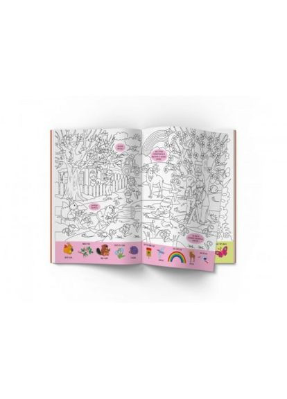 Книга "Виммельбух-раскраска: Времена года" (укр) Crystal Book (356459621)