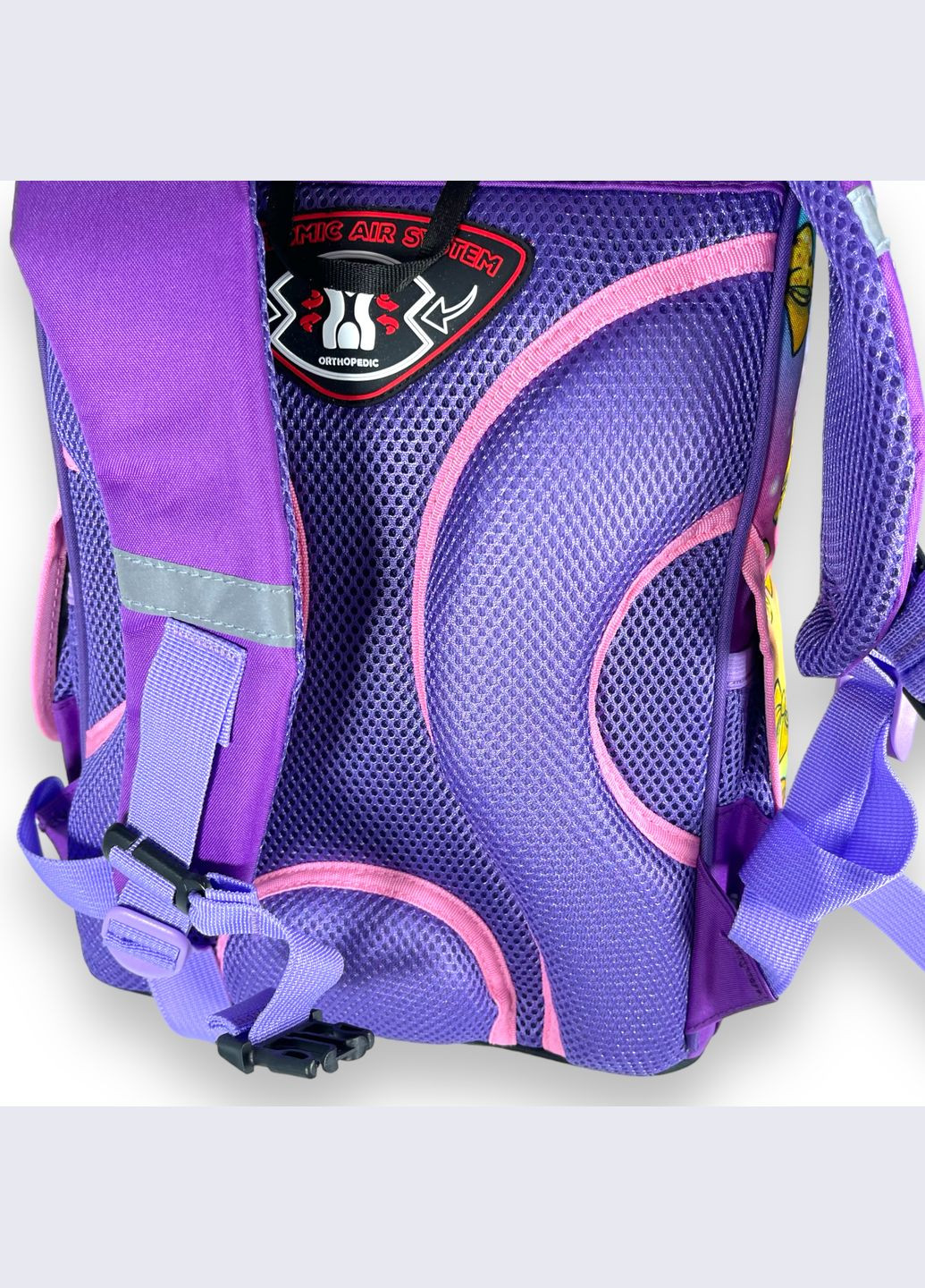 Школьный рюкзак для девочки, одно отделение, боковые карманы, размер 33*28*15см с принцессой и единорогом Space (293510847)