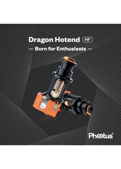 Хотенд Dragon High Flow Edition, для Prusa/Creality CR-10/Ender 3 Phaetus (354338175)