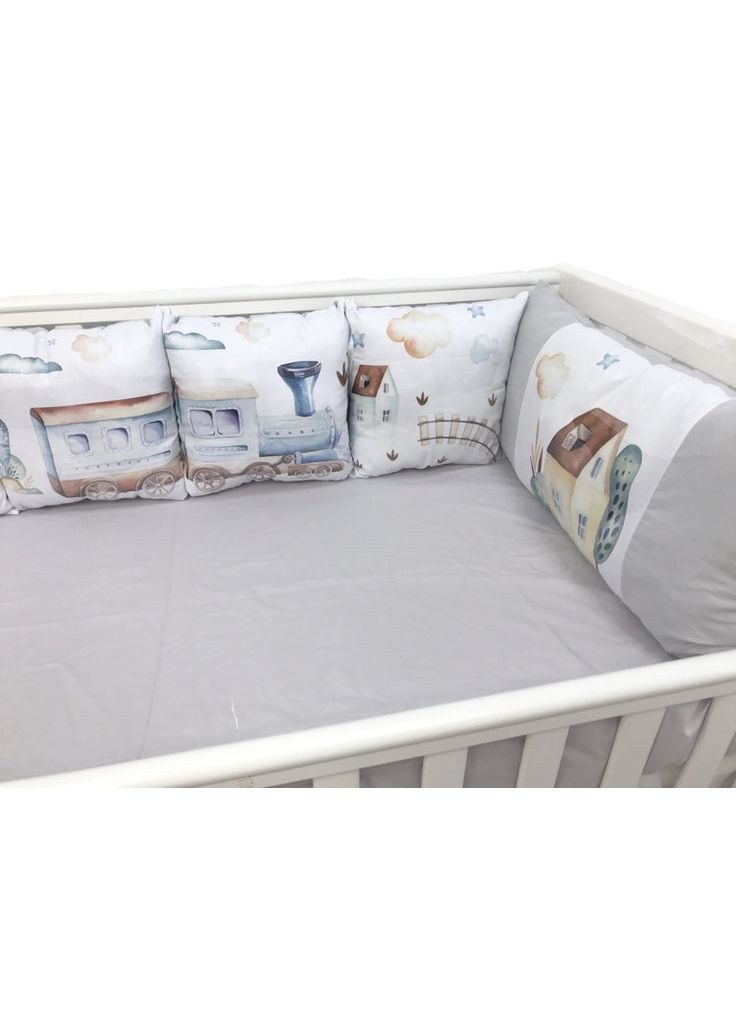 Бортики в кроватку "Паровозик" Moontime (366891592)