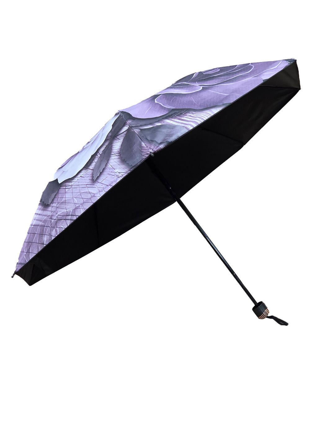 Сиреневый зонтик женский механика розы Luvete средний система антиветер (336549817)