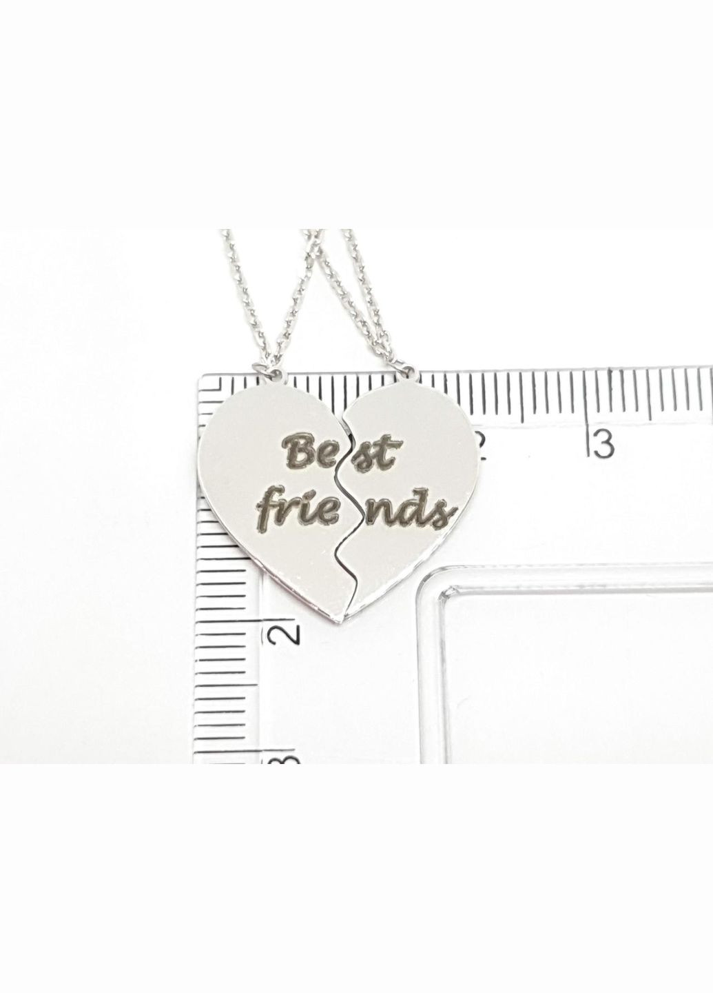 Срібне кольє Best Friends. 908-00900 Qvaliz (317414512)