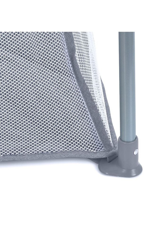 Дитячий манеж SWIFT 4 ME сірий 127х127 см ліжечко-люлька для дітей від 0,5 років ігровий куточок El Camino (368758113)