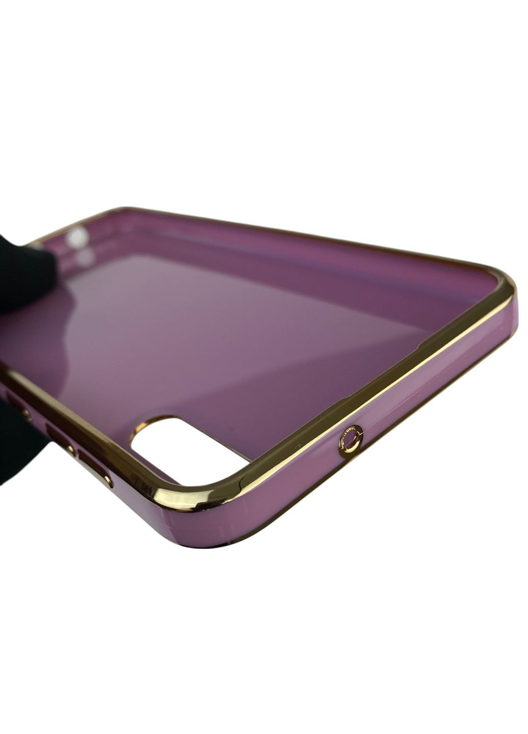 Чехол для Galaxy M10 SM-M105F с кольцом MagSafe с золотой окантовкой на самсунг м10 черничный gs1 Samsung (366232993)