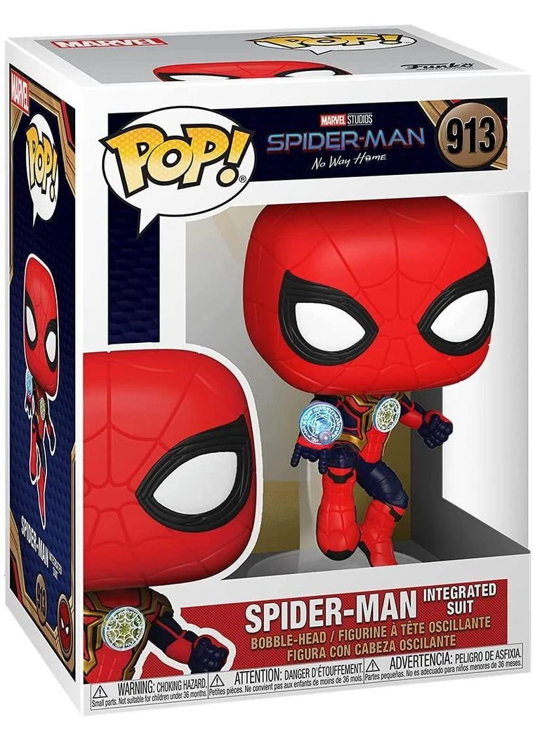 Фігурка Фанко Поп Марвел Людина-павук Pop Marvel Spider-Man 10 см SM SM 913 Funko (398236306)