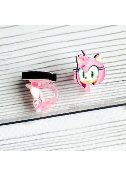 Комплект сережок кліпс Дитячий набір (Емі, Тейлз, Сонік) CASE CONTROL (355396339)