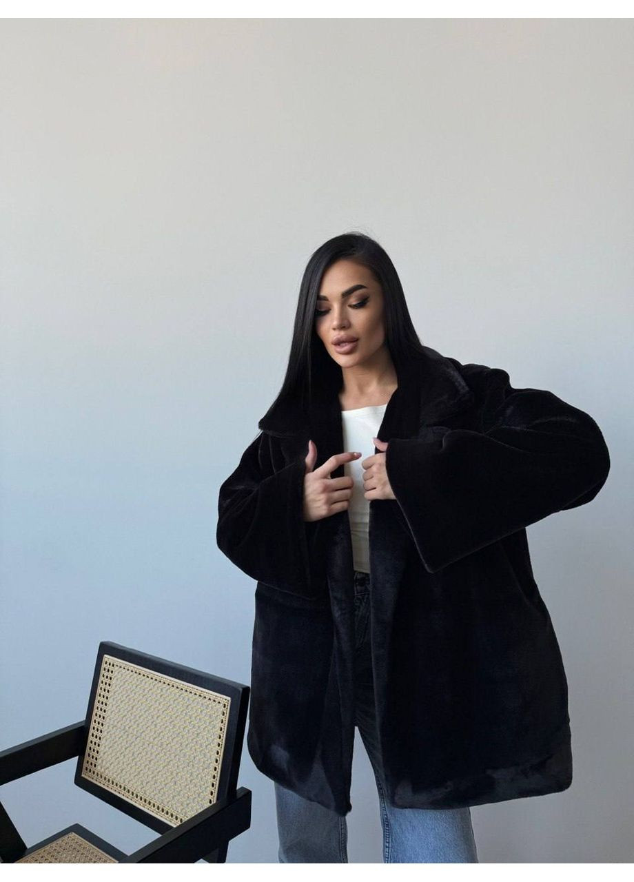 Женская шубка с поясом на подкладке Україна (360898513)