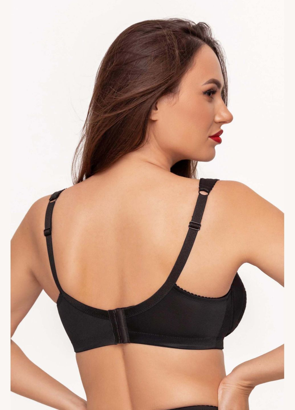 Чорний бюстгальтер безкаркасний solomia Kalyna