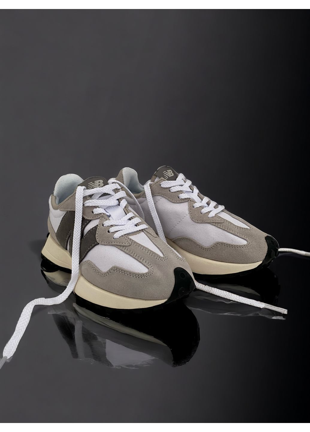 Бежеві Осінні кросівки чоловічі new balance 327 nimbus cloud нью беланс 327 No Brand