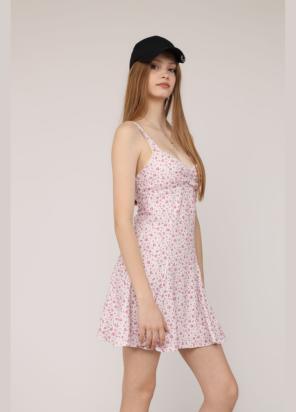 Сарафан жіночий колір рожевий ЦБ-00276508 Reyon (334257384)