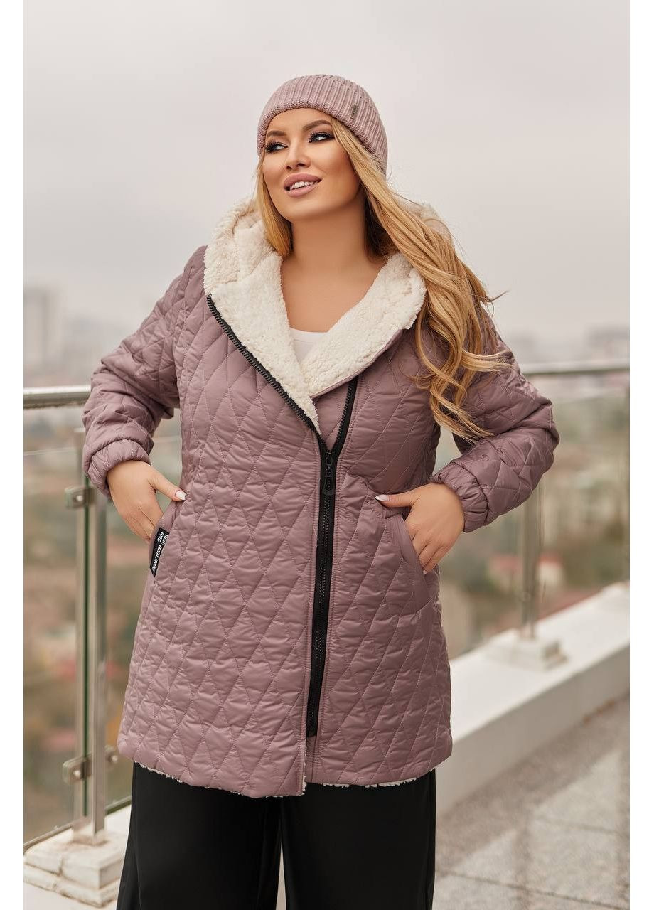 Пудровая демисезонная куртка Garna