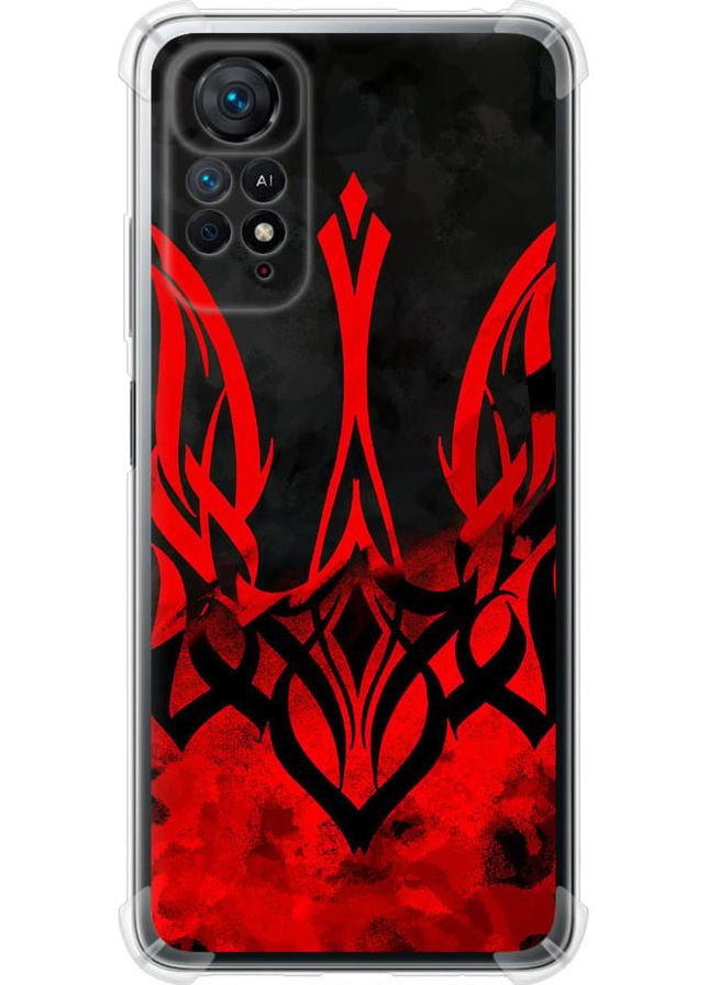 Силикон с усиленными углами чехол 'Герб Украины v2' для Endorphone Xiaomi Redmi Note 11S 4G (322773746)