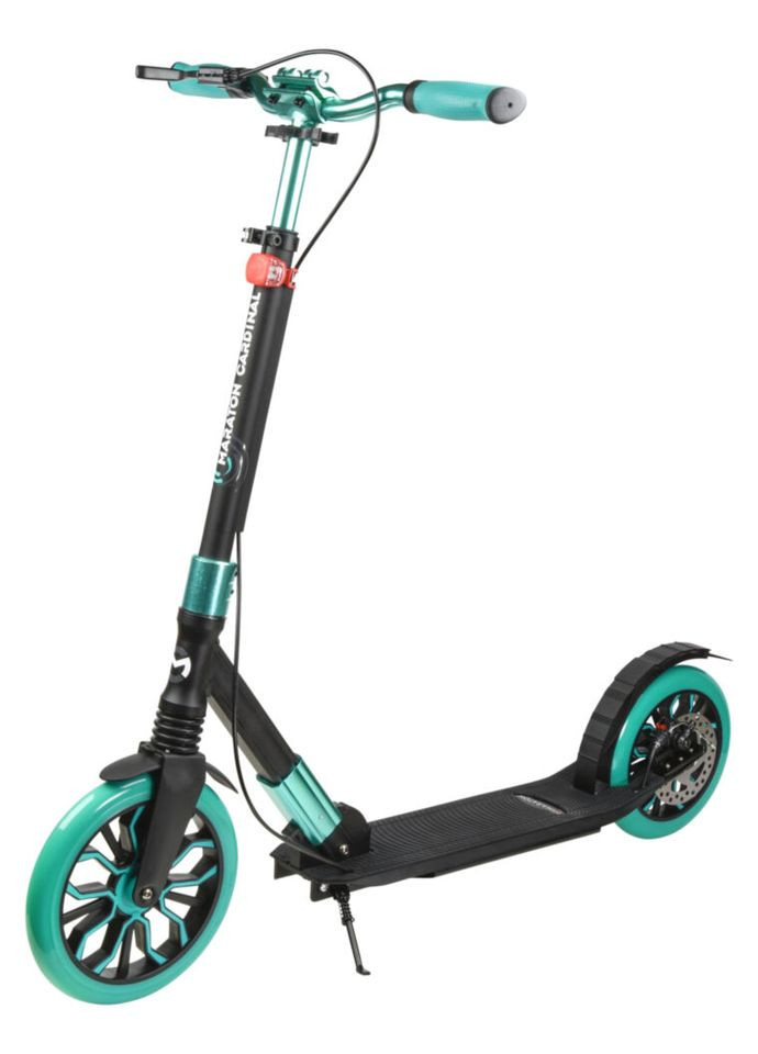 Самокат Maraton Cardinal Turquoise механический дисковый тормоз бирюзовый (SMR0049TF) MFC (364115958)