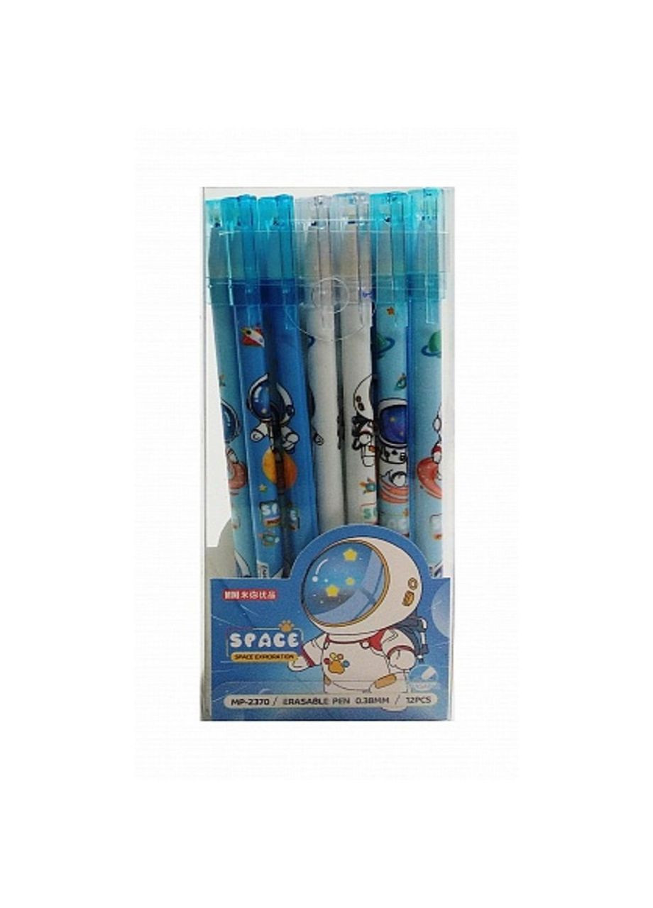 Ручка гелевая "пиши-стирай" синий, 0.38 мм / Космос (Space) No Brand (356005921)