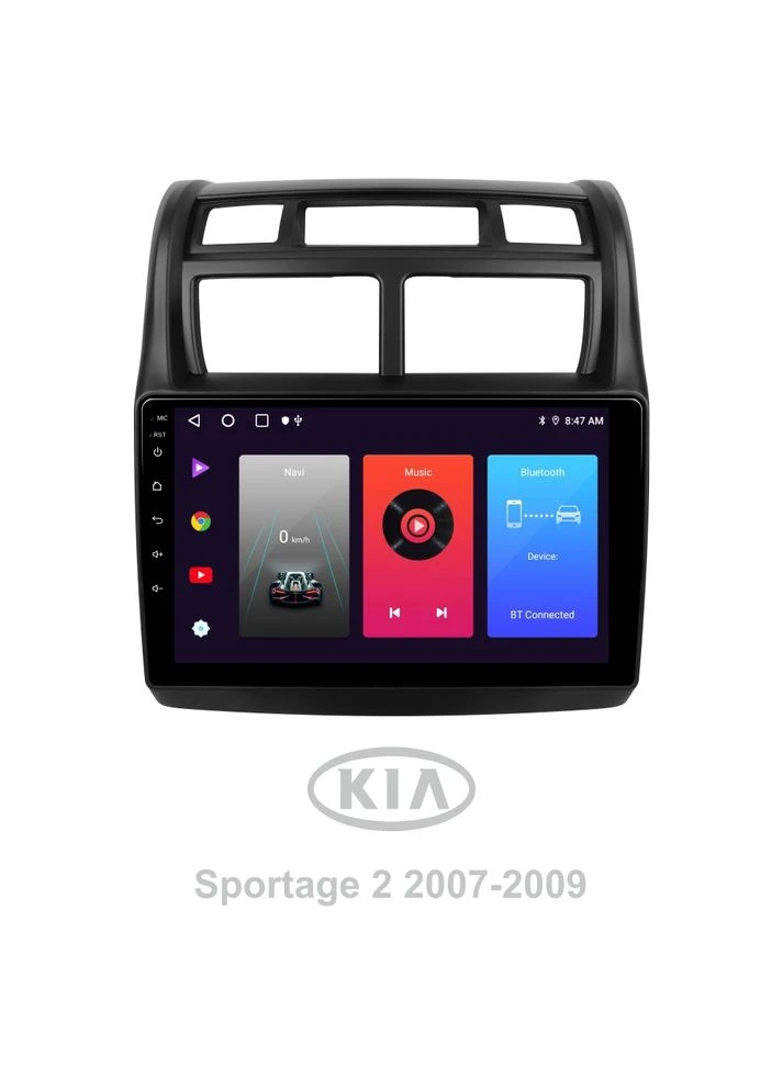 Штатна магнітола F9216 2+32 Gb Kia Sportage 2 2007-2009 9" Sigma (378921348)