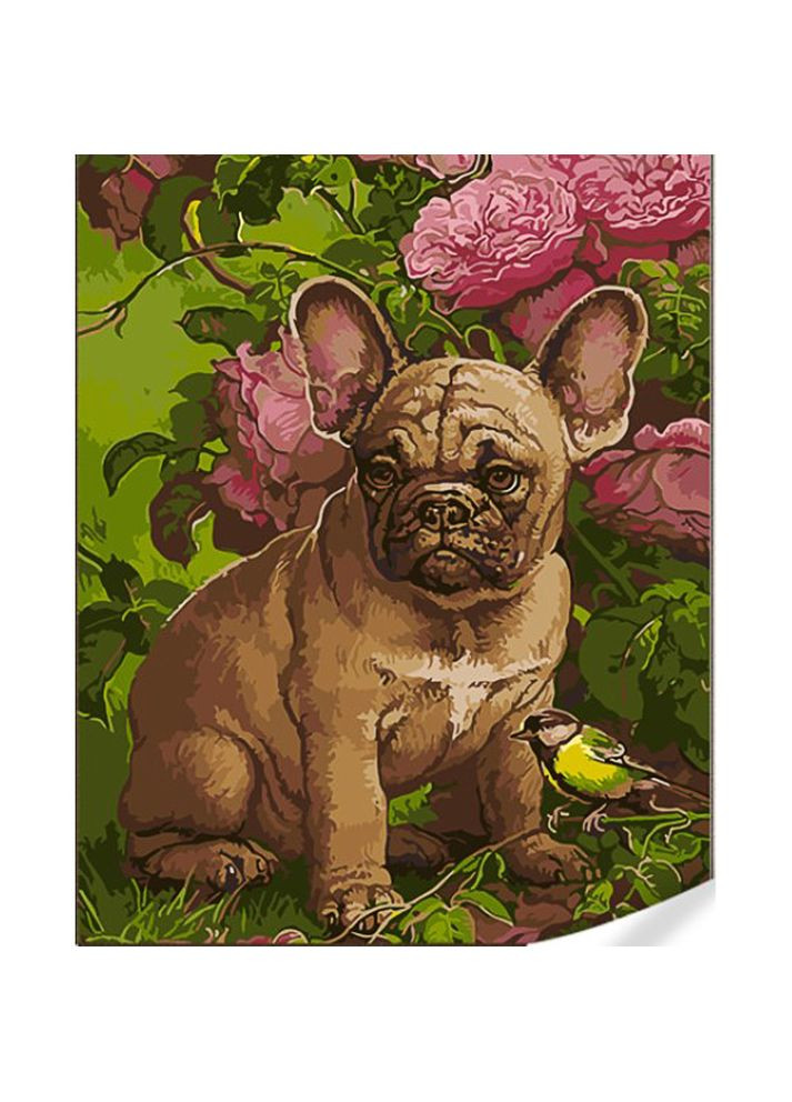 Картина по номерам для взрослых Французский бульдог хлопчатобумажная развивающая Strateg (362428590)