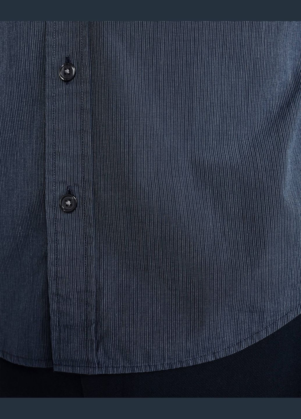 Темно-синяя рубашка Abercrombie & Fitch
