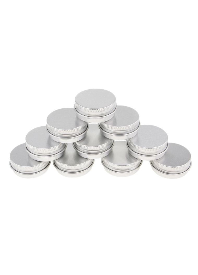 Баночка косметична алюміній 15 мл (срібло) No Brand (369759583)