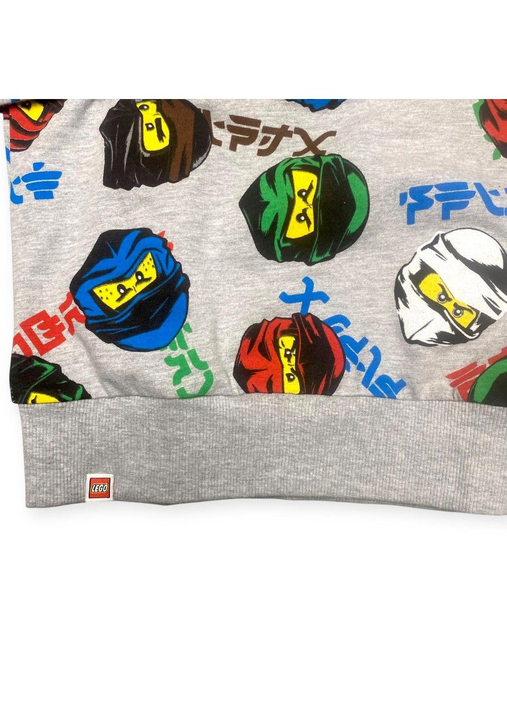 Кофта худая Ninjago Лего Ниндзяго детская на мальчика серая Lego Wear (333334036)