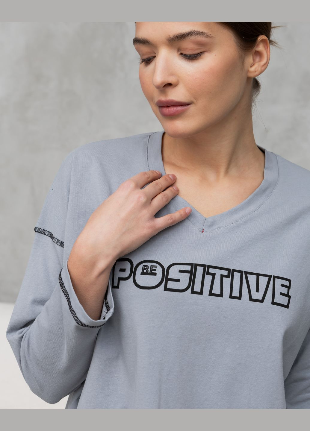 Сіра жіноча піжама зі штанами сіра клітина Nicoletta