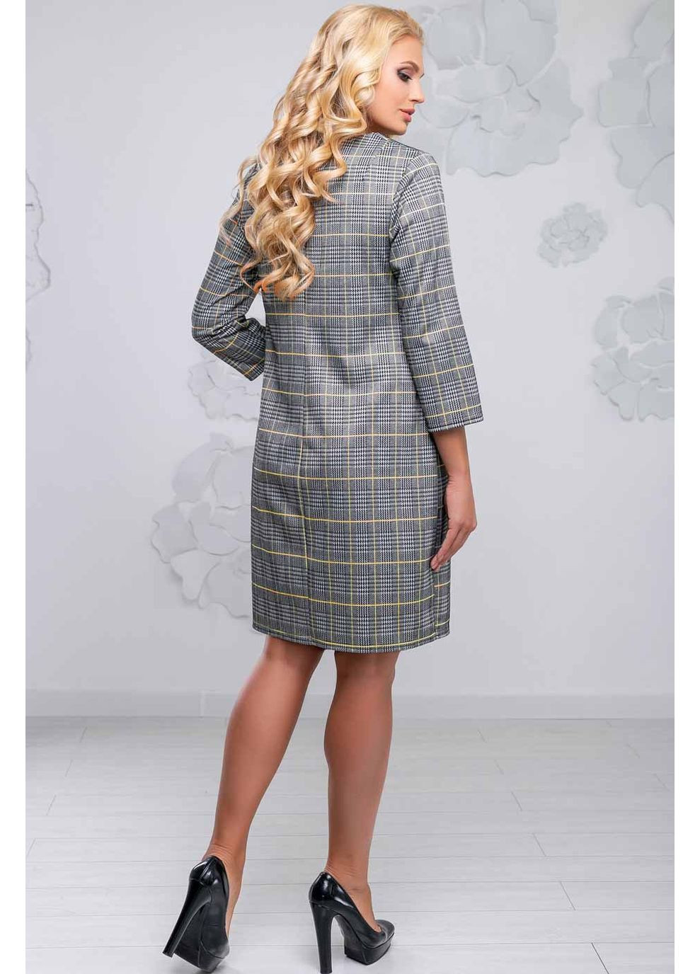 Серое платье 1021.2807 Seventeen