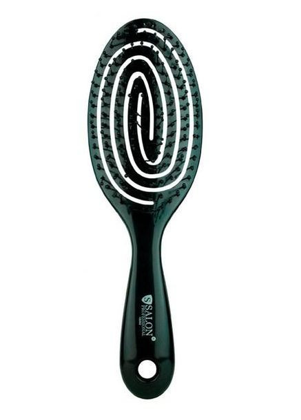 Щітка для волосся продувна Salon масажна 18202 Біла Salon Professional (302723573)