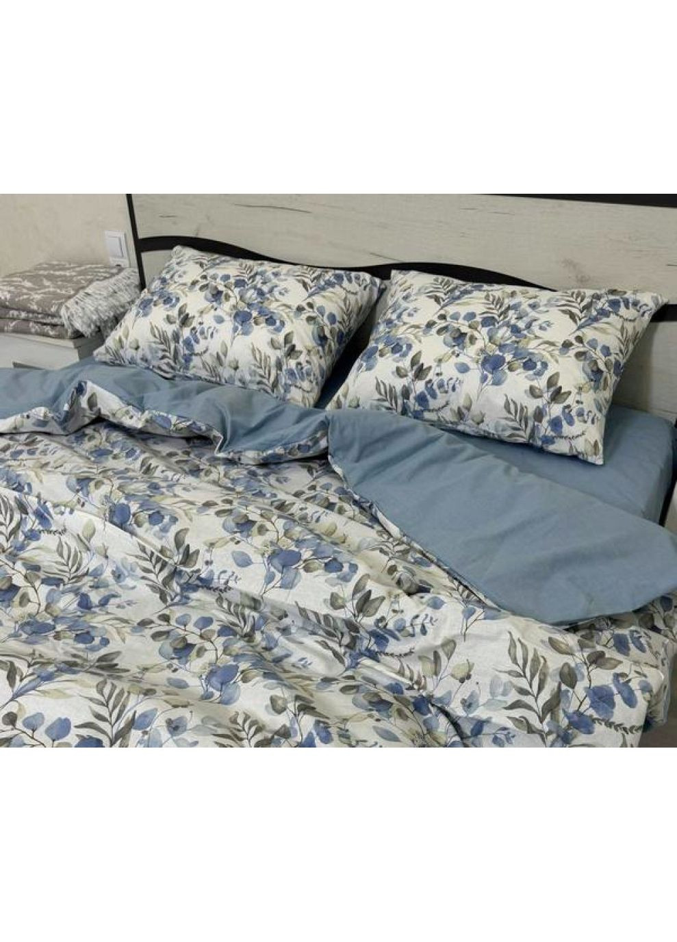 Постільна білизна Евкаліптовий лист, бязь Євро Комфорт-текстиль (354823345)