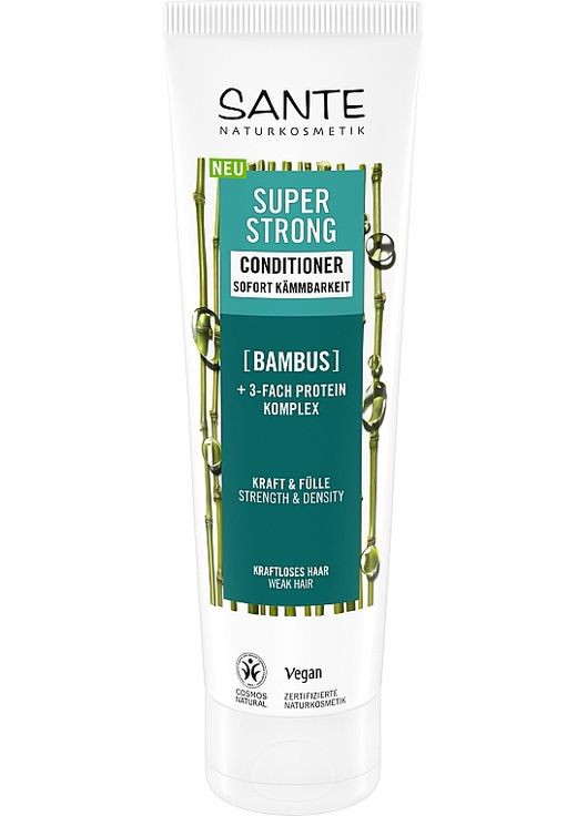 Биокондиционер для укрепления волос, с бамбуком Super Strong Conditioner 150ml (1340224-7692891) Sante (368667139)
