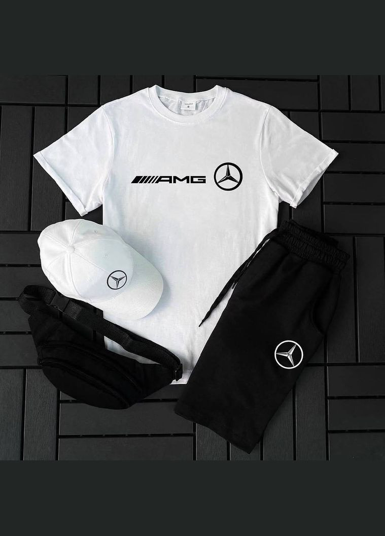 Топовий комплект (футболка+шорти+кепка+бананка) No Brand (331447841)