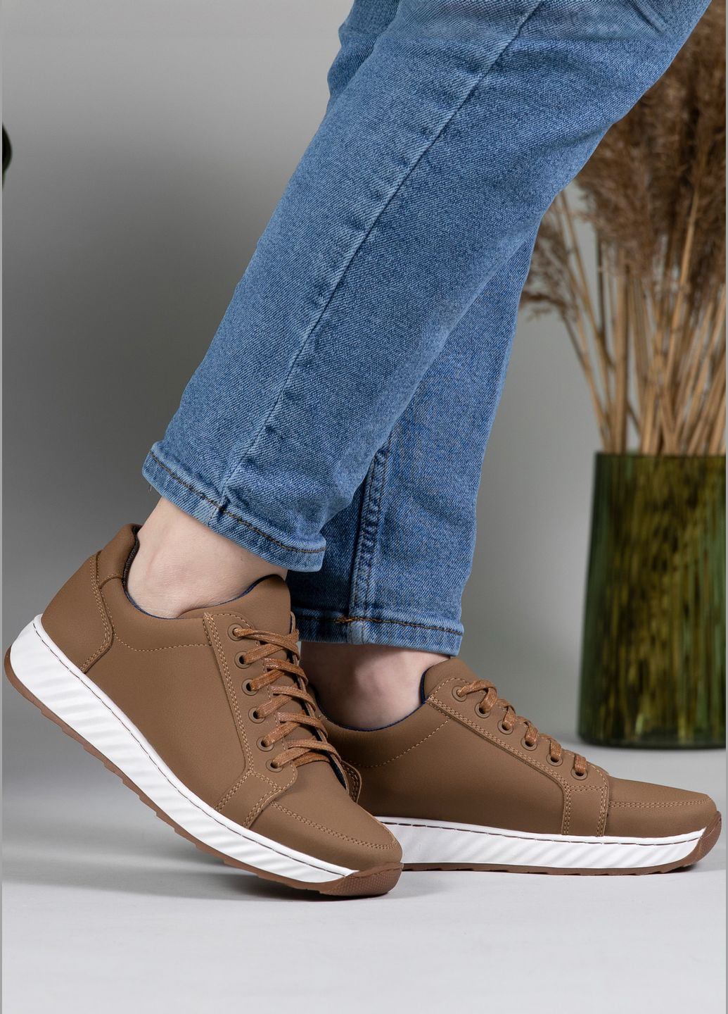 Кросівки жіночі коричневі (ЛК 13 к) Lika коричневі демісезони (303355083)