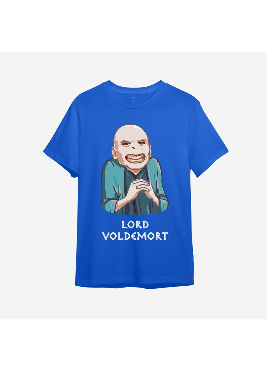 Синя демісезонна дитяча футболка з принтом "lord voldemort". гаррі поттер (10493277525) ТiШОТКА