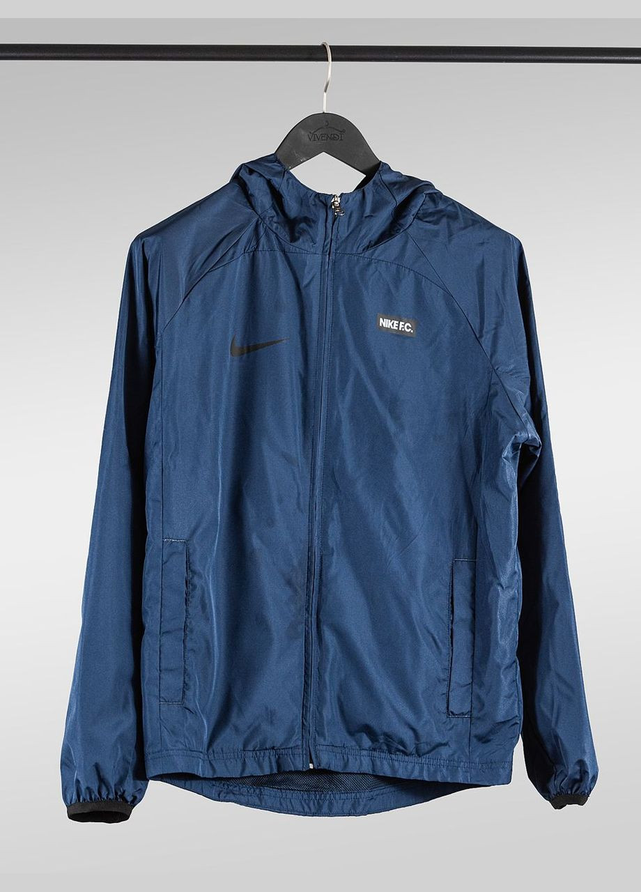 Синя демісезонна куртка m8034 Nike -jac-9296