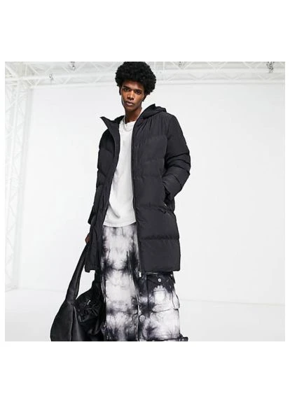 Комбинированная зимняя зимняя куртка удлиненная 121370120 black Good for nothing