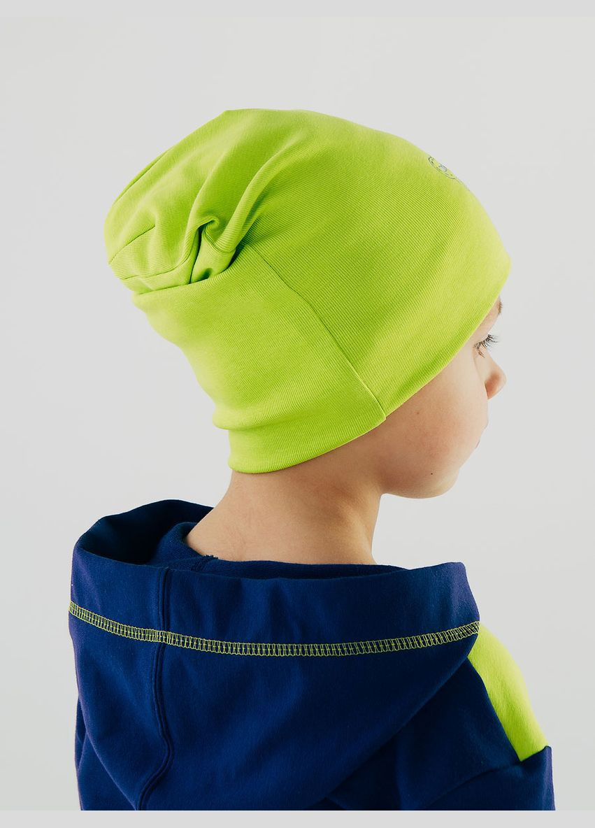 Шапка для хлопчика трикотажна подвійна Smil (322388642)