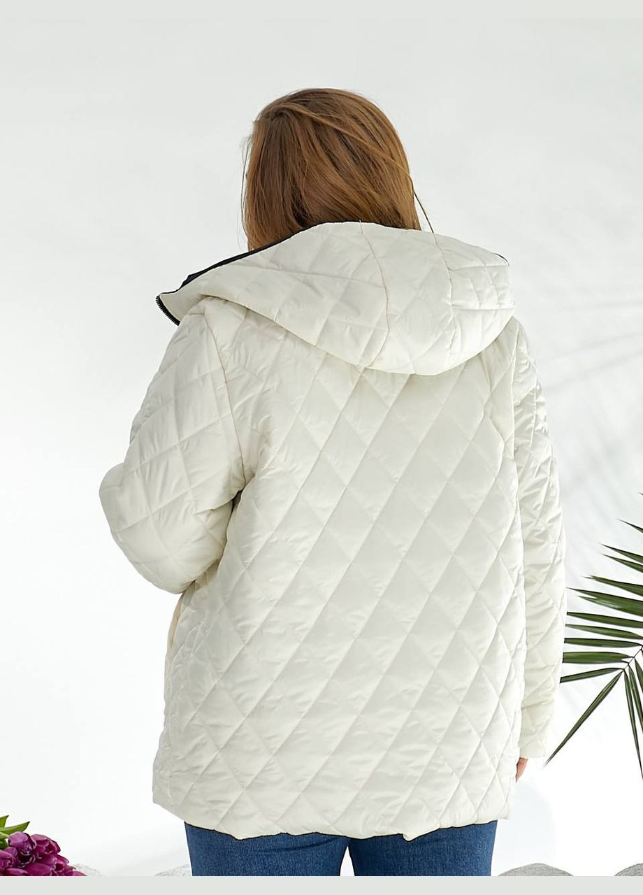 Молочна демісезонна куртка жіноча димісезонна Style Point